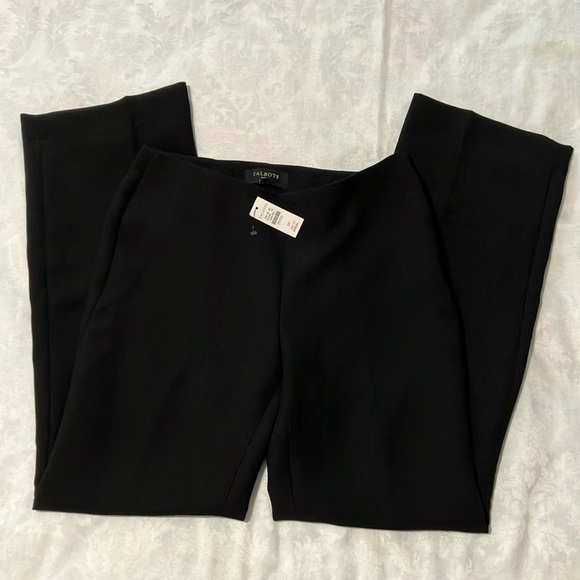 Talbots NWT Black Lined Dress Pants - Picture 1 of 7